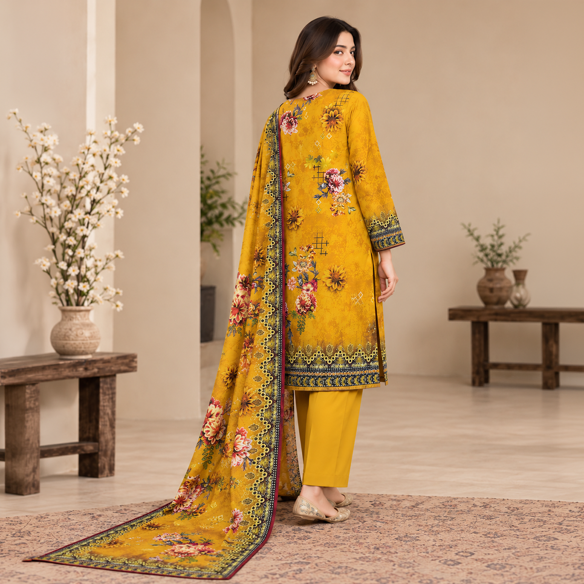 DN: 12018 Mustard Yellow