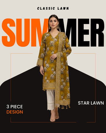 Classic Lawn D#40220 Shirt