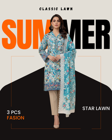 Classic Lawn D#40192 Shirt