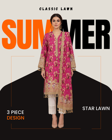 Classic Lawn D#40218 Shirt