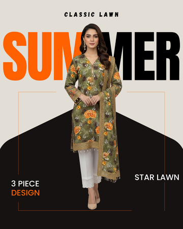 Classic Lawn D#40215 Shirt