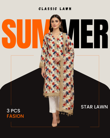 Classic Lawn D#40206 Shirt