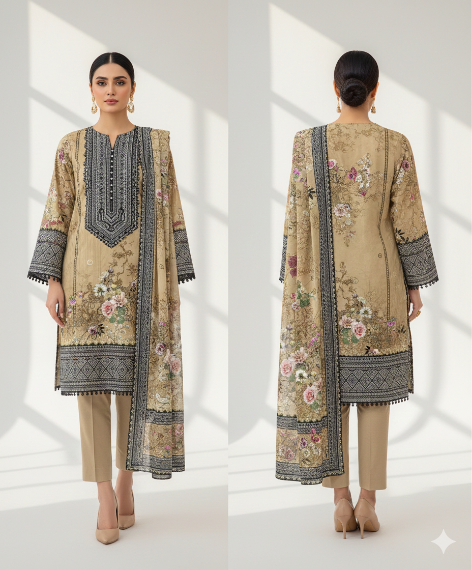 Collection Lawn by Star Lawn PK D#10059 Suit