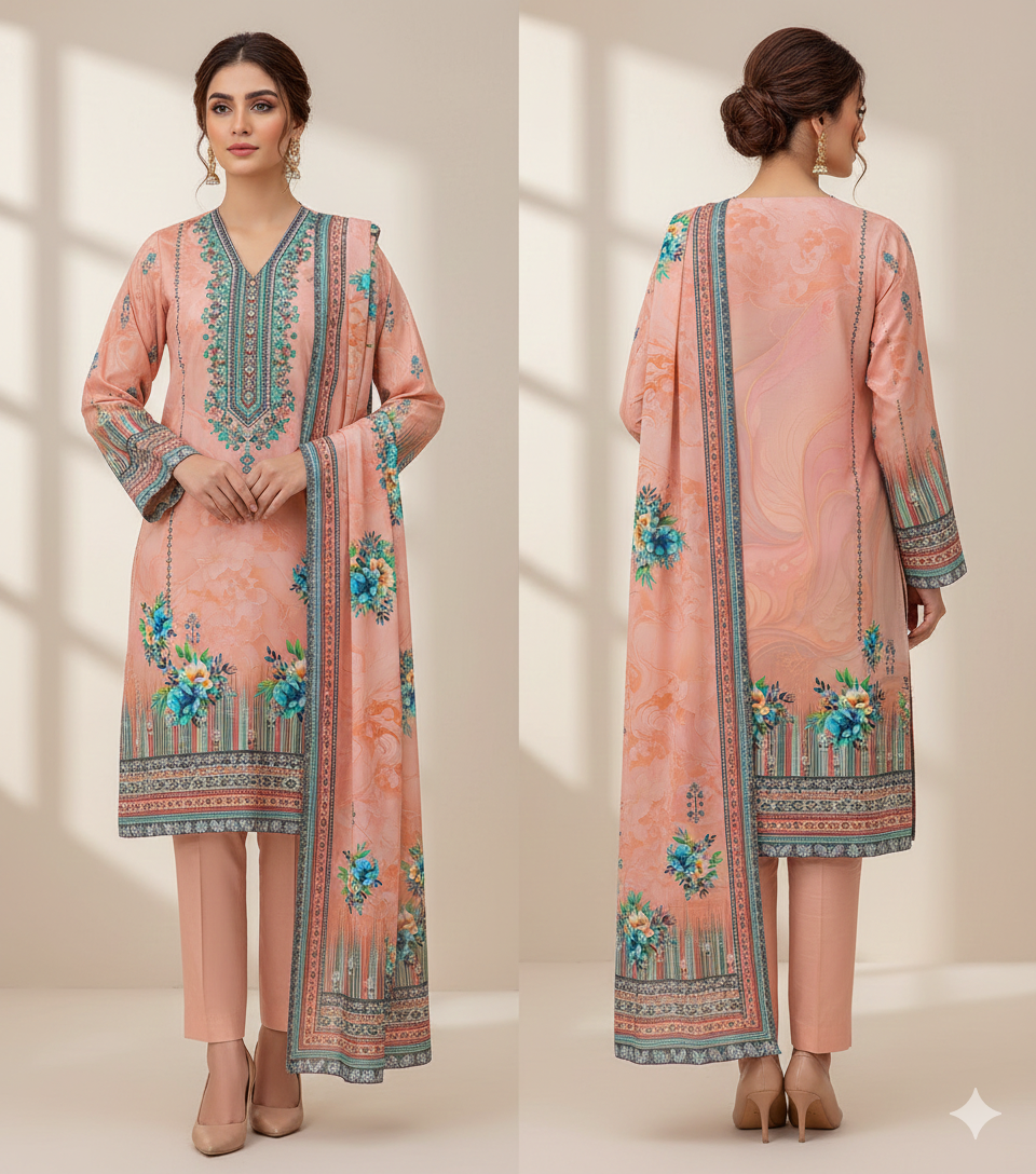 Collection Lawn by Star Lawn PK D#10060 Suit