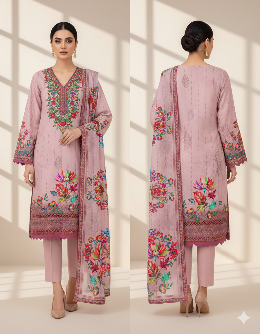 Collection Lawn by Star Lawn PK D#10061 Suit