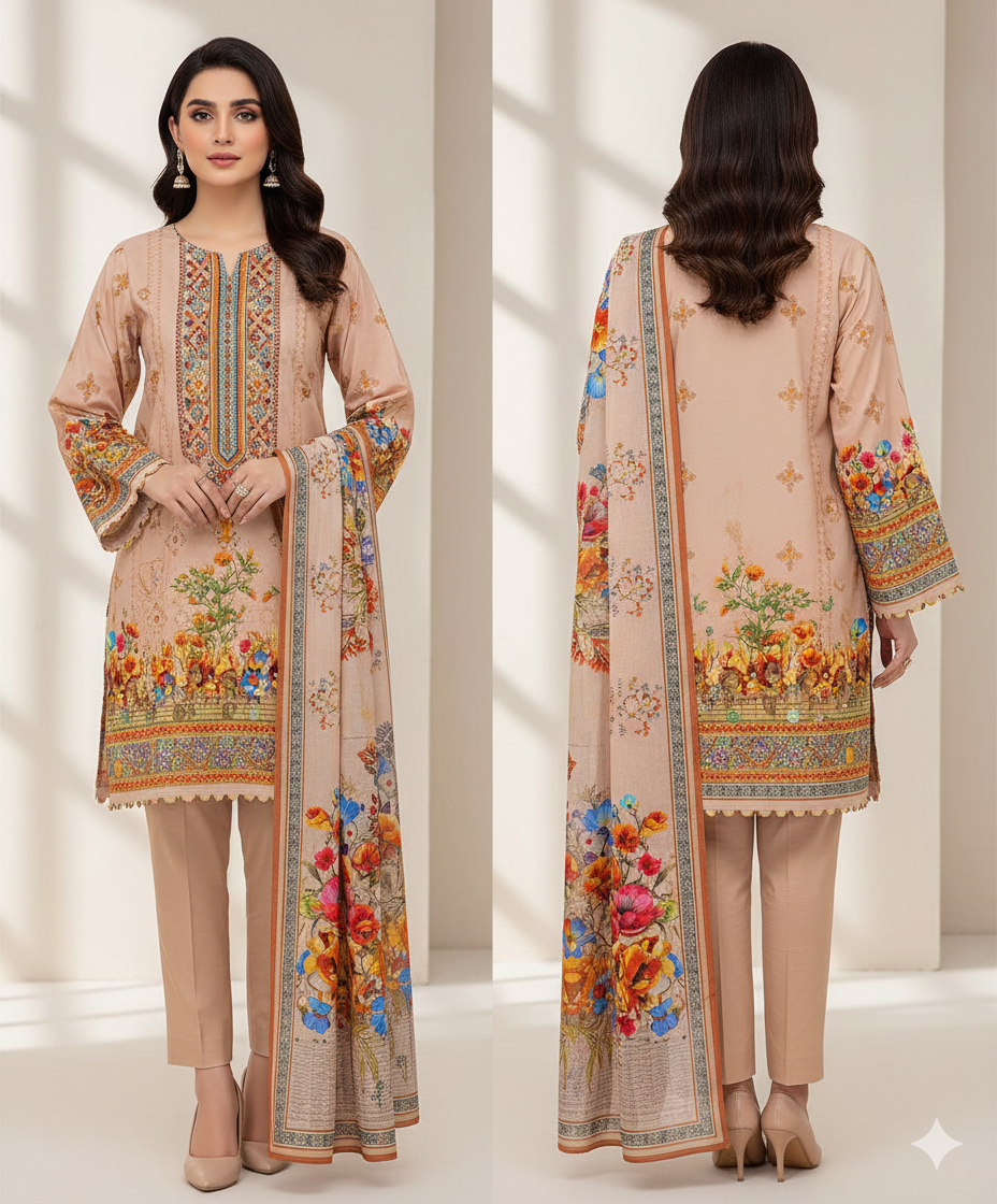 Collection Lawn by Star Lawn PK D#10067 Suit