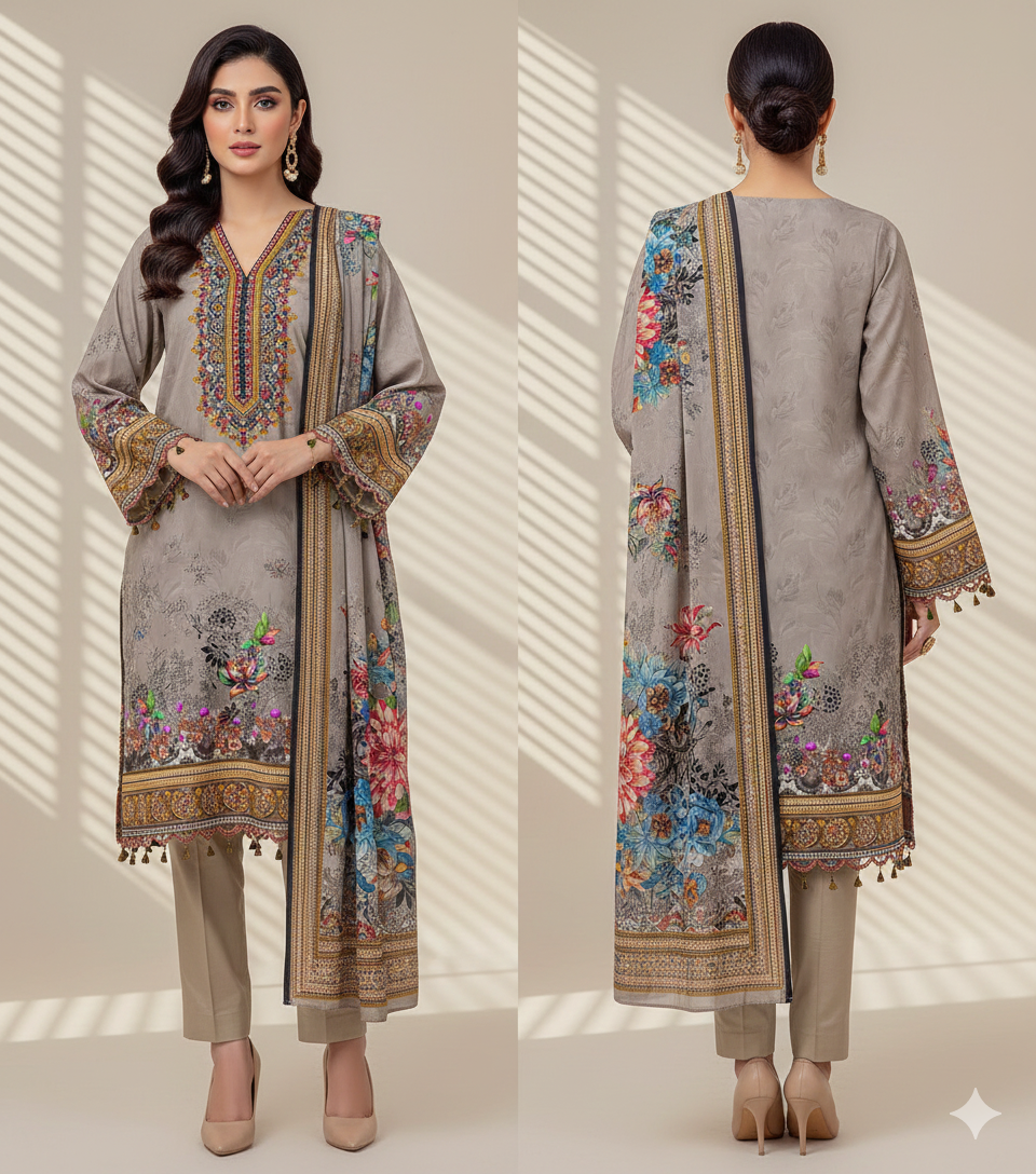 Collection Lawn by Star Lawn PK D#10078 Suit