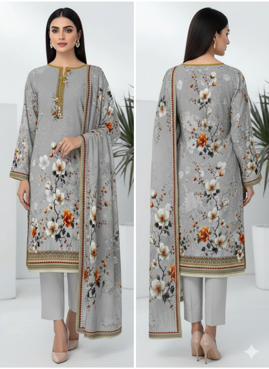 Digital Swiss by Star Lawn PK D#30050 Suit