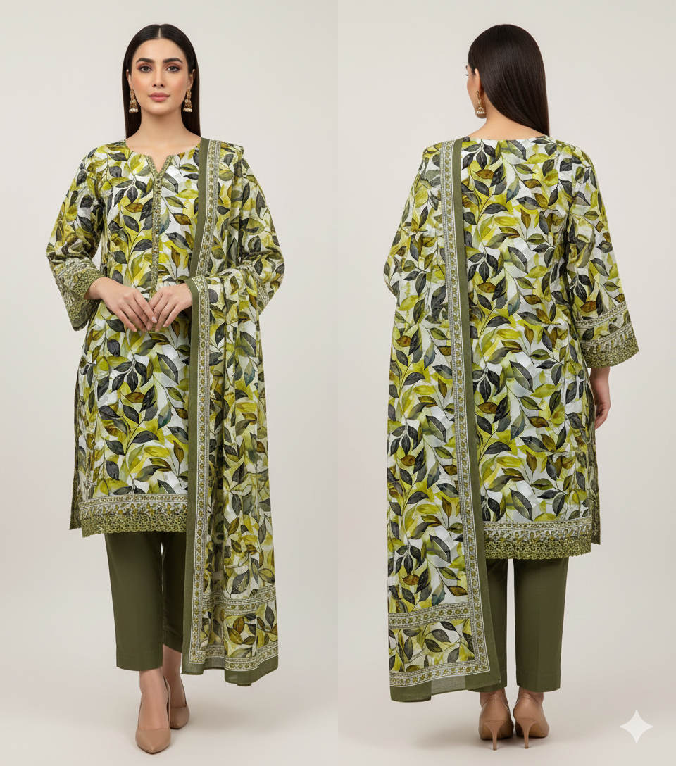 Premium Satrangi Lawn Single D#556
