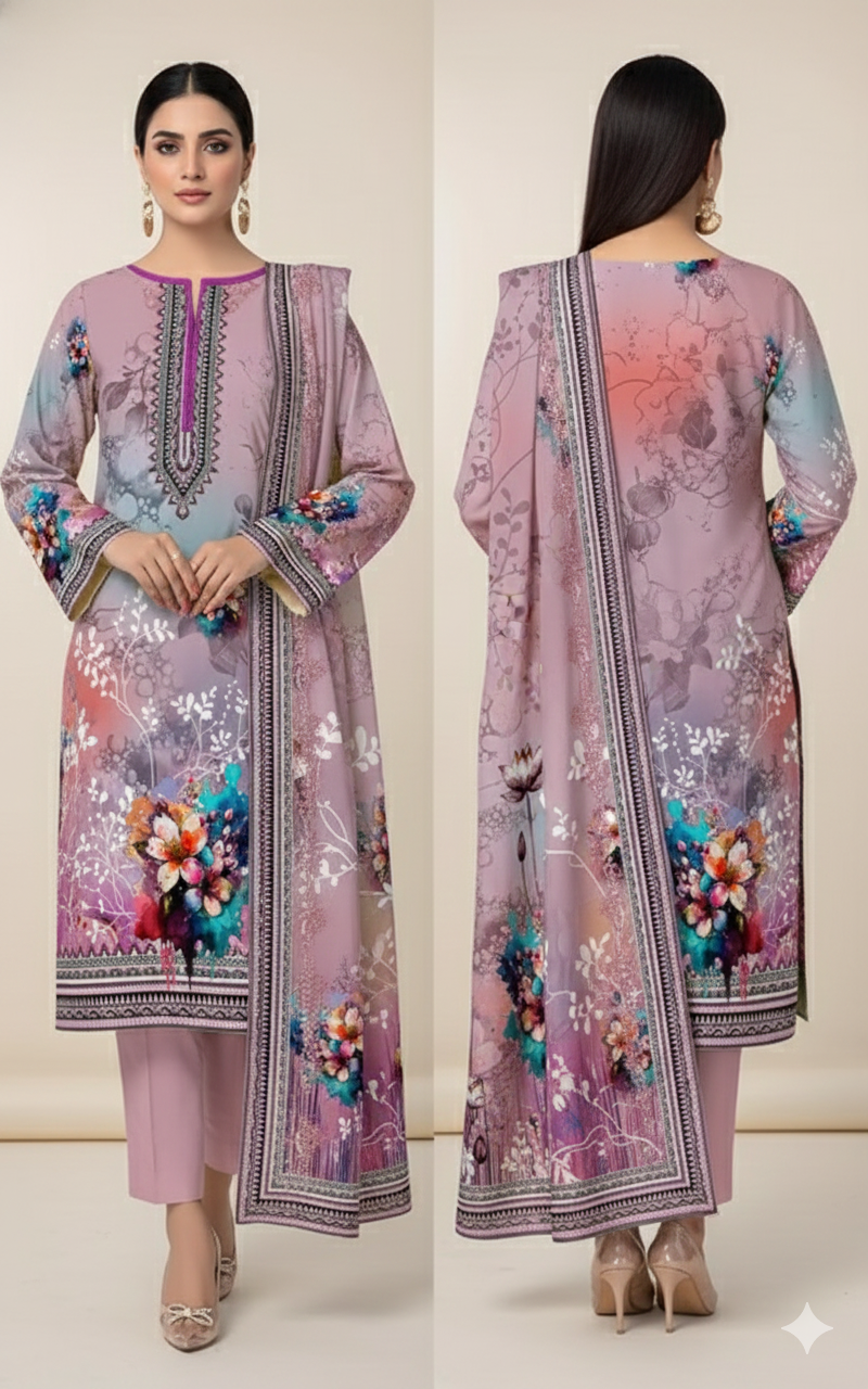 Digital Swiss by Star Lawn PK D#30001 Suit