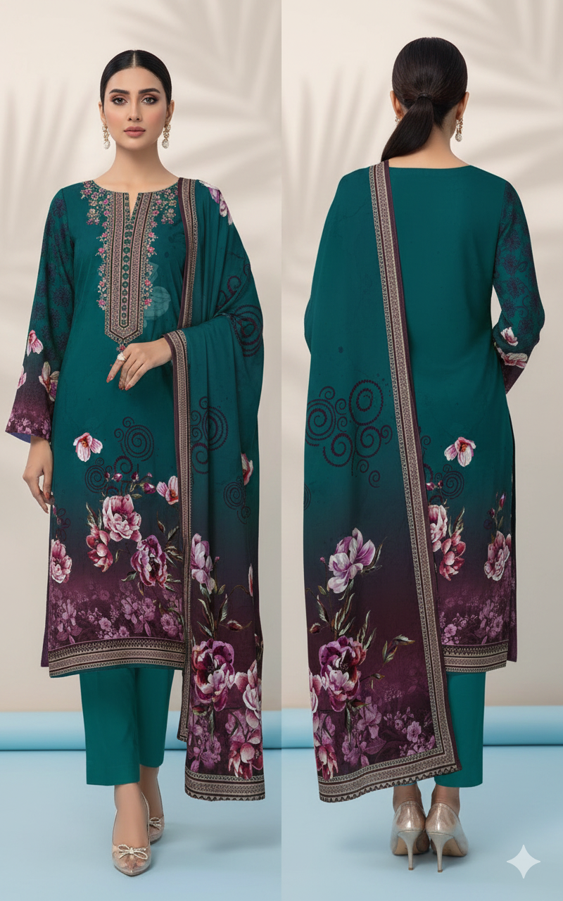 Digital Swiss by Star Lawn PK D#30006 Suit
