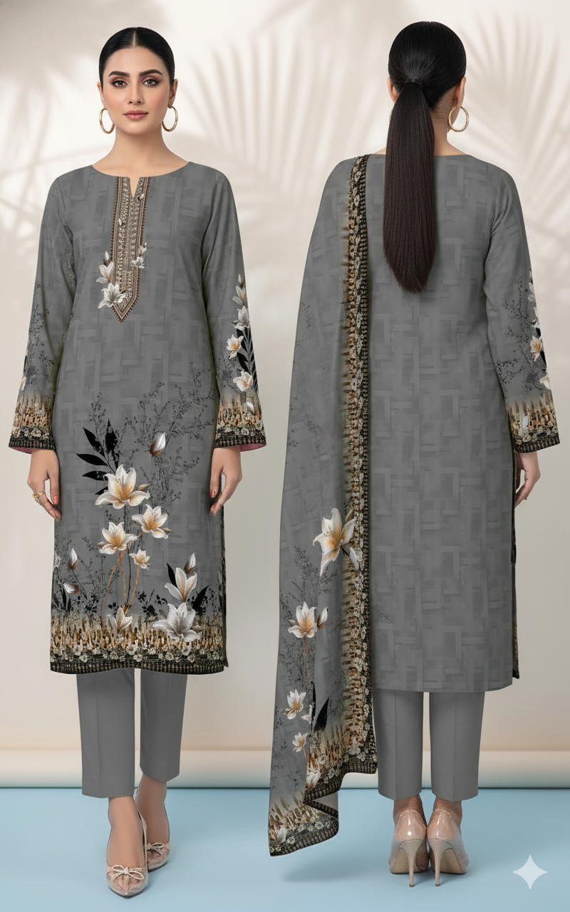 Digital Swiss by Star Lawn PK D#30009 Suit