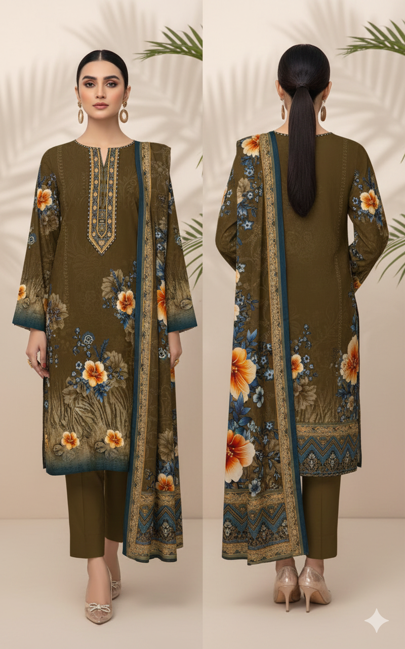 Digital Swiss by Star Lawn PK D#30010 Suit