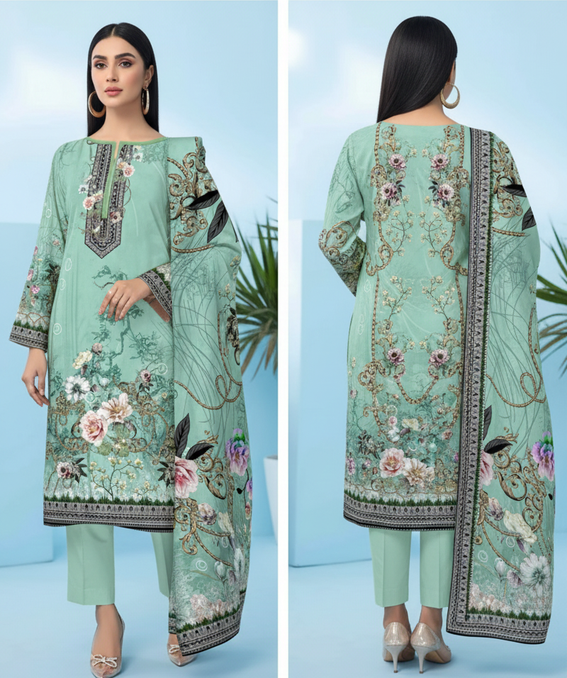 Digital Swiss by Star Lawn PK D#30012 Suit