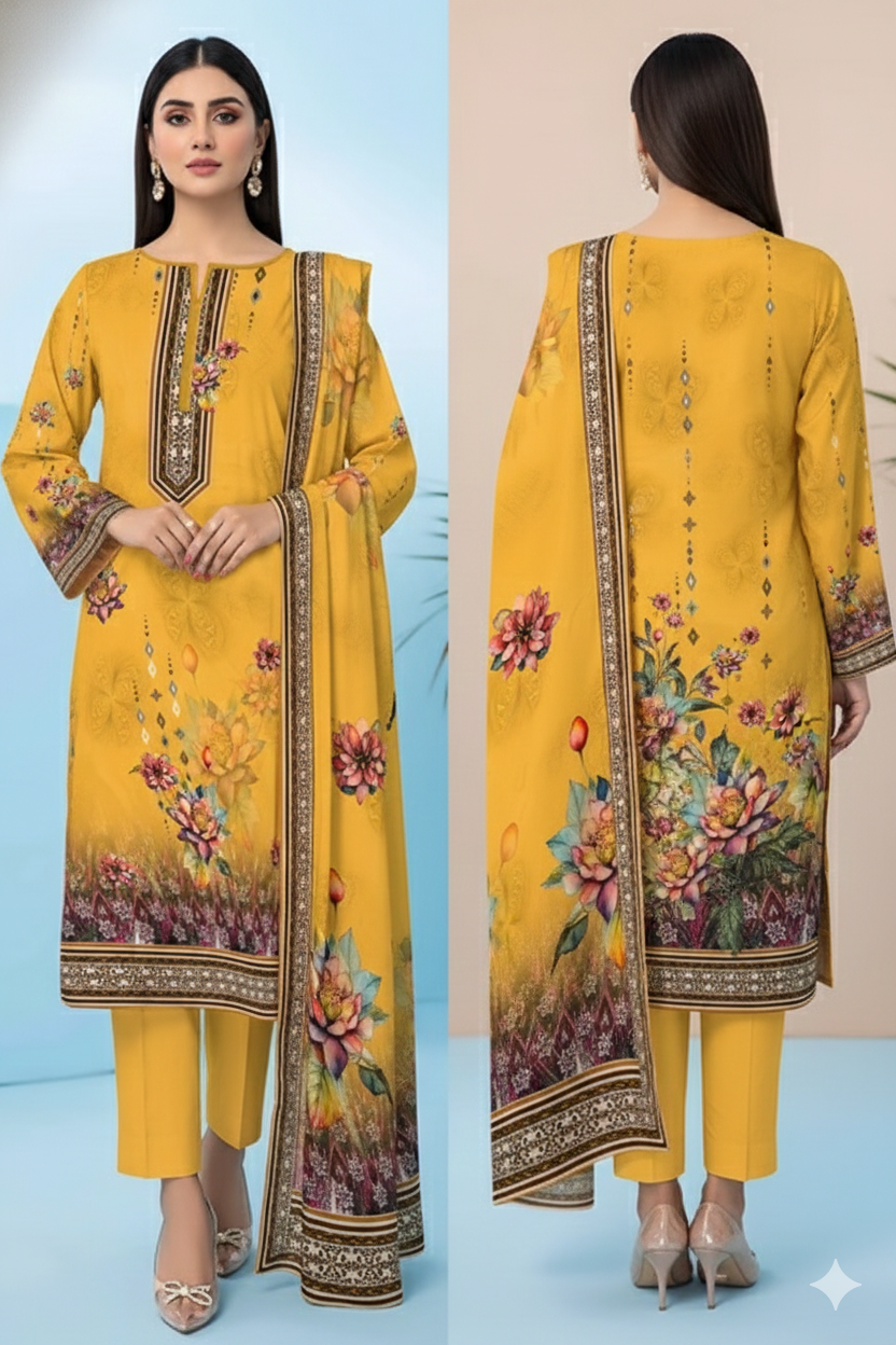 Digital Swiss by Star Lawn PK D#30017 Suit