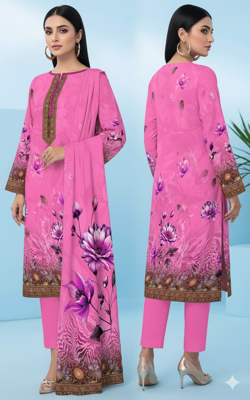 Digital Swiss by Star Lawn PK D#30018 Suit