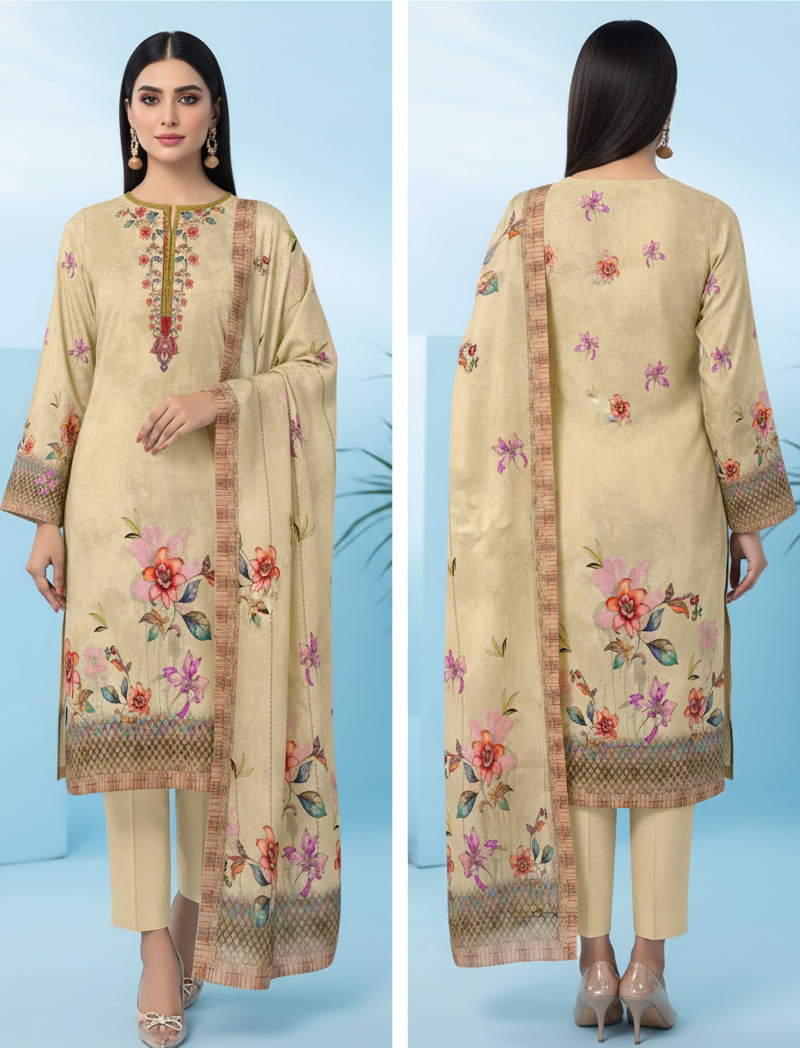 Digital Swiss by Star Lawn PK D#30020 Suit