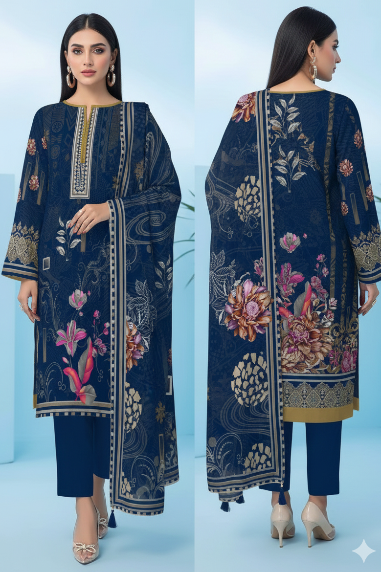 Digital Swiss by Star Lawn PK D#30024 Suit