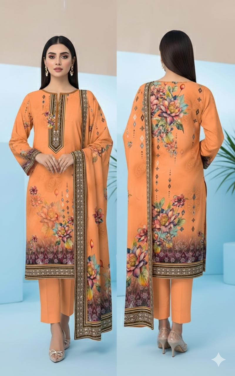 Digital Swiss by Star Lawn PK D#30033 Suit