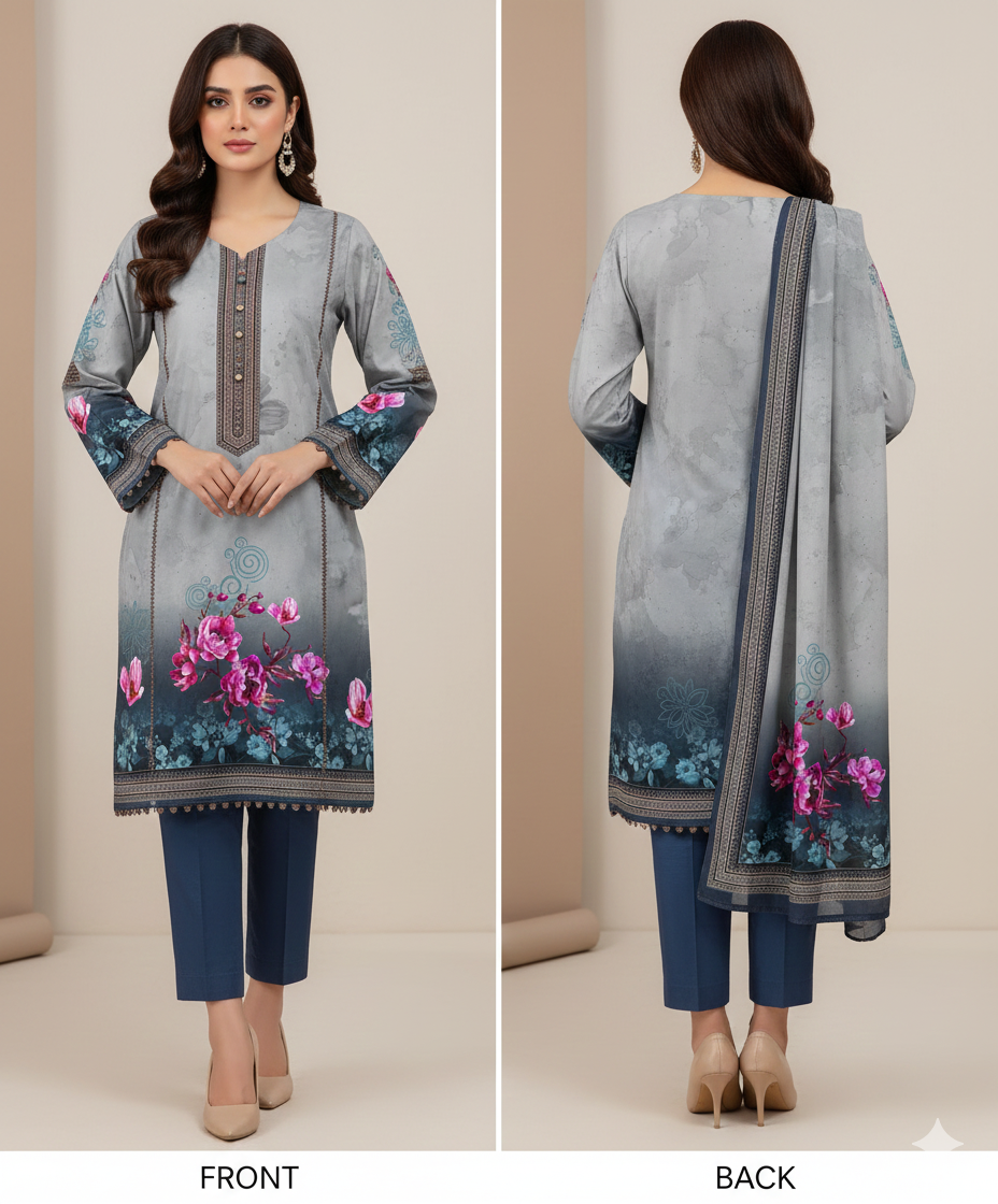 Digital Swiss by Star Lawn PK D#30035 Suit