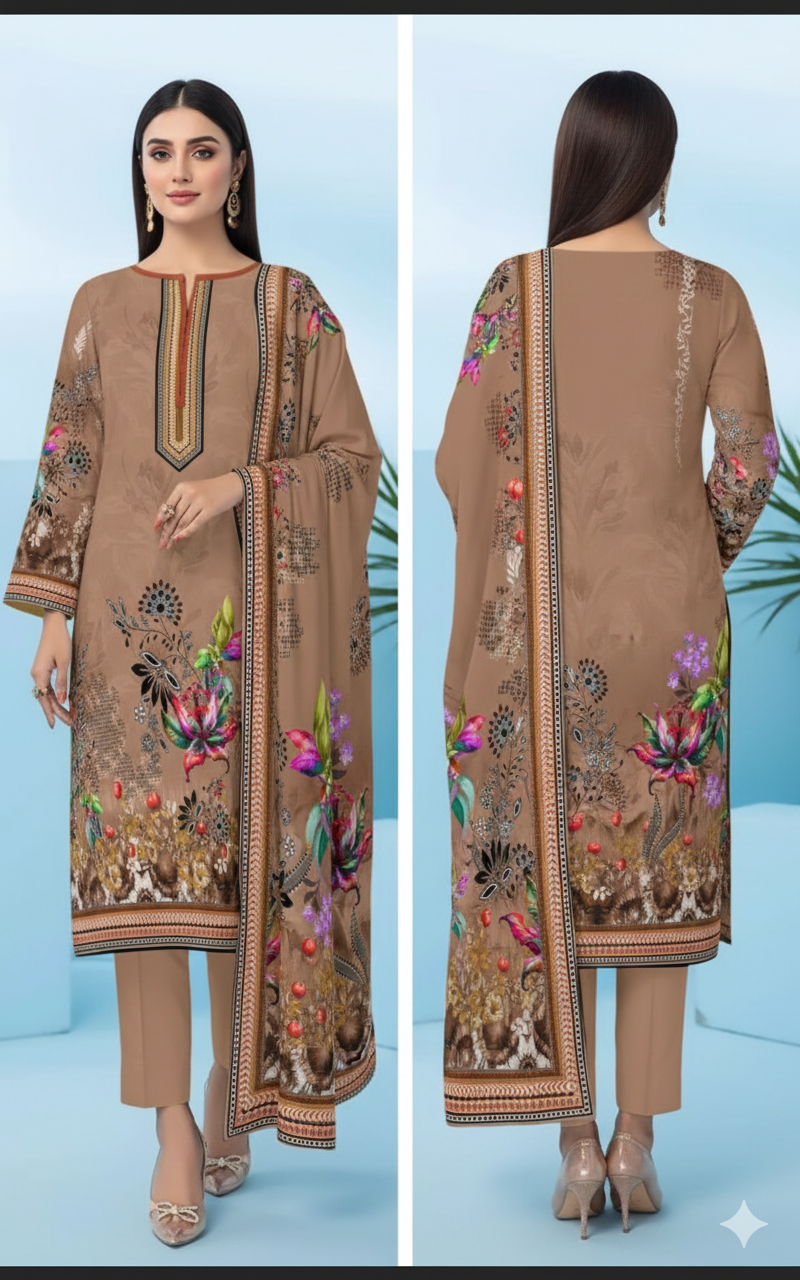 Digital Swiss by Star Lawn PK D#30038 Suit