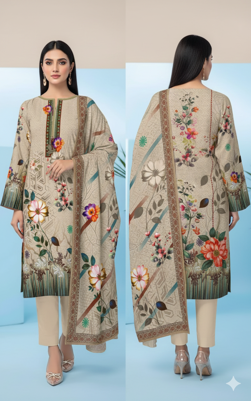 Digital Swiss by Star Lawn PK D#30039 Suit