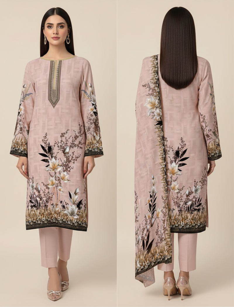 Digital Swiss by Star Lawn PK D#30048 Suit