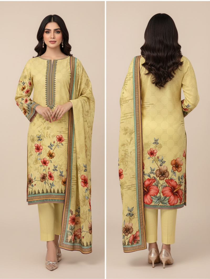 Digital Swiss by Star Lawn PK D#30049 Suit