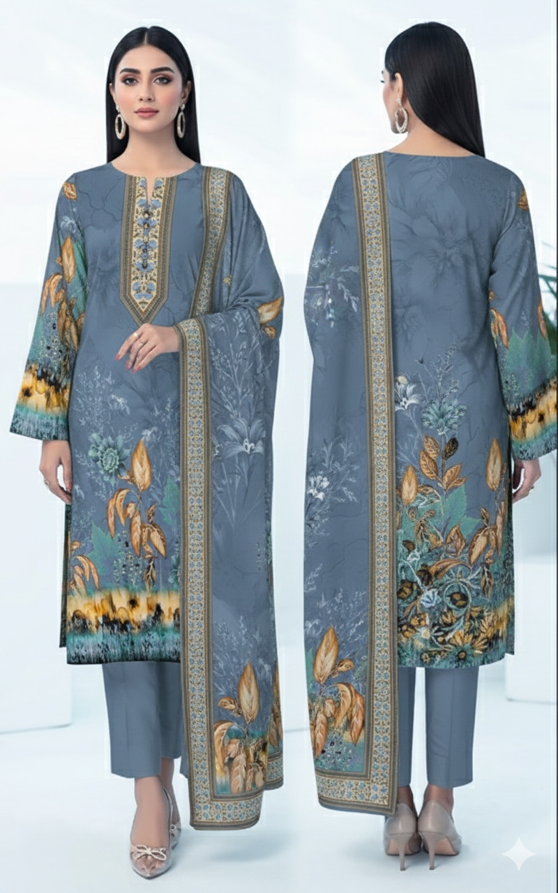 Digital Swiss by Star Lawn PK D#30052 Suit