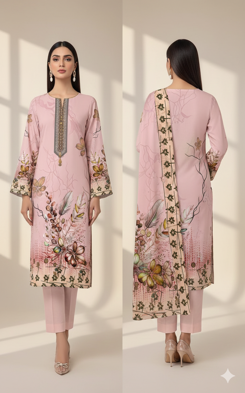 Digital Swiss by Star Lawn PK D#30053 Suit