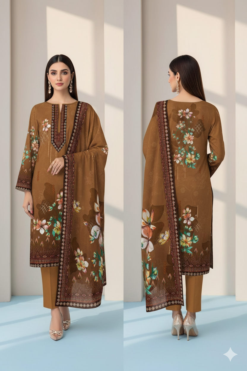 Digital Swiss by Star Lawn PK D#30057 Suit