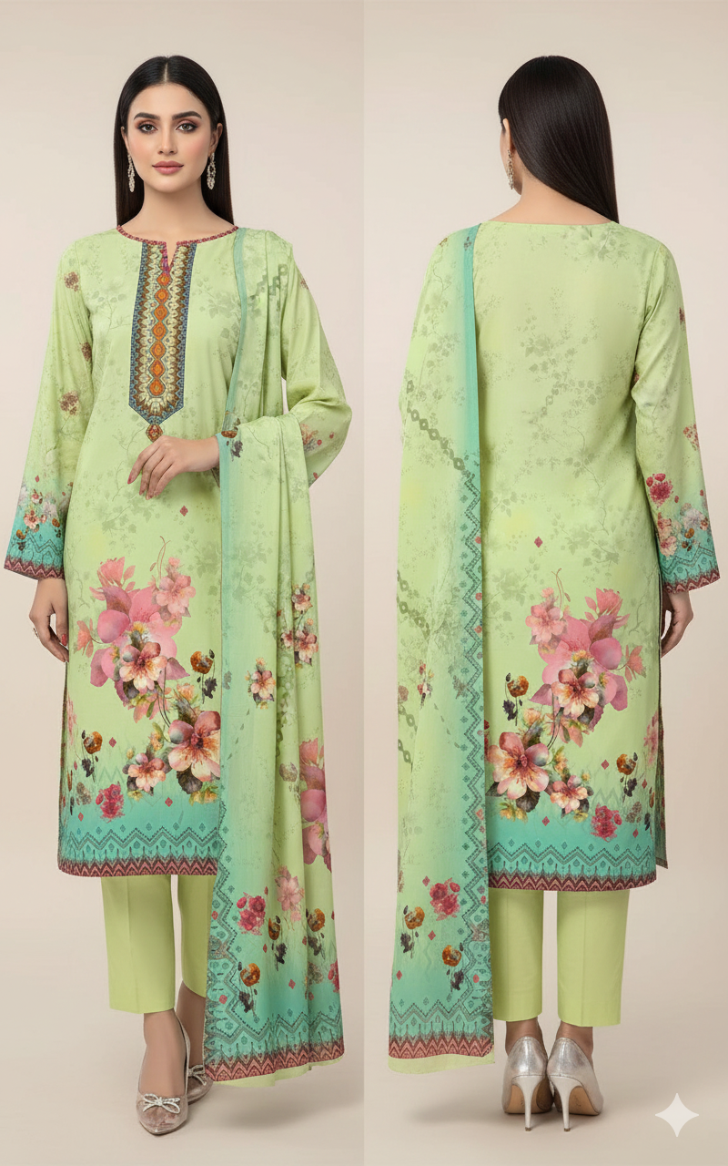 Digital Swiss by Star Lawn PK D#30059 Suit